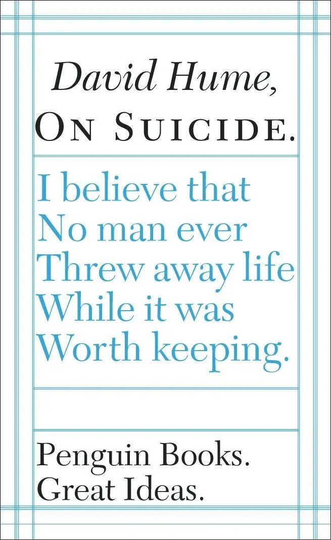 Cover: 9780141023953 | On Suicide | David Hume | Taschenbuch | Penguin Great Ideas | 128 S.